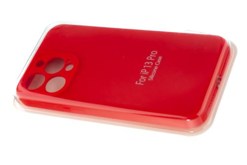 Чехол-накладка для iPhone 13 Pro VEGLAS SILICONE CASE NL Защита камеры красная (14) оптом, в розницу Центр Компаньон фото 2