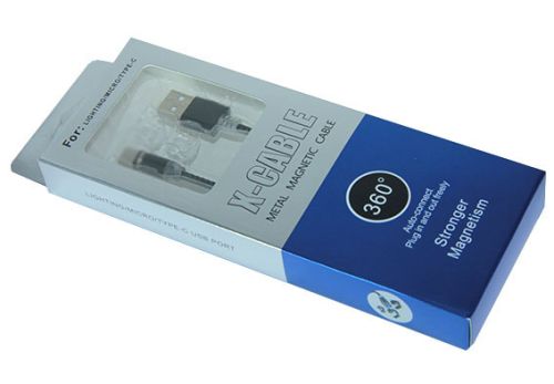 Кабель USB-Micro USB X-Cable Магнитный 1м черный  оптом, в розницу Центр Компаньон фото 3