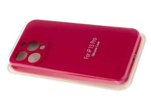 Чехол-накладка для iPhone 13 Pro VEGLAS SILICONE CASE NL Защита камеры вишневый (36) оптом, в розницу Центр Компаньон фото 2