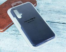 Чехол-накладка для HUAWEI Honor 20 SILICONE CASE закрытый темно-синий (8) - фото