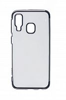 Чехол-накладка для Samsung A405F A40 ELECTROPLATED TPU DOKA черный - фото