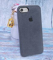 Купить Чехол-накладка для iPhone 7/8/SE ALCANTARA CASE серый оптом, в розницу в ОРЦ Компаньон