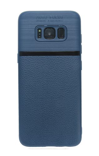 Чехол-накладка для Samsung G950H S8 NEW LINE LITCHI TPU синий оптом, в розницу Центр Компаньон