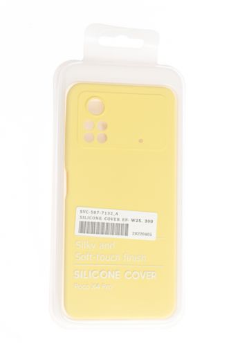 Чехол-накладка для XIAOMI Poco X4 Pro SILICONE CASE NL OP закрытый желтый (20) - оптовая продажа фото 4 Чехол-накладка для XIAOMI Poco X4 Pro SILICONE CASE NL OP закрытый желтый (20) - фото фото 4