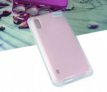 Чехол-накладка для Samsung A105F A10 SILICONE CASE NL розовый (4) - фото