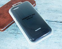 Чехол-накладка для HUAWEI Honor 7A RUS/Y5 2018/Y5 Prime 2018 SILICONE CASE закрытый темно-серый - фото