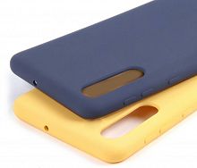 Чехол-накладка для Samsung A505F A50 SILICONE CASE NL темно-синий (8) - фото