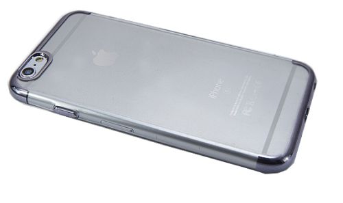 Чехол-накладка для iPhone 6/6S ELECTROPLATED TPU графит оптом, в розницу Центр Компаньон фото 3