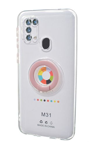 Чехол-накладка для Samsung M315F M31 NEW RING TPU розовый оптом, в розницу Центр Компаньон фото 2