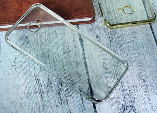 Чехол-накладка для Samsung J415 J4+ 2018 ELECTROPLATED TPU DOKA серебро оптом, в розницу Центр Компаньон фото 2