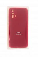 Чехол-накладка для XIAOMI Redmi 9T VEGLAS SILICONE CASE закрытый красный (1) - фото