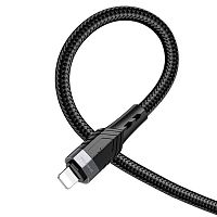 Купить Кабель USB Lightning 8Pin BOROFONE BU35 Influence 2.4A 1.2м черный оптом, в розницу в ОРЦ Компаньон