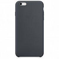 Чехол-накладка для iPhone 6/6S SILICONE CASE (18) черный - фото