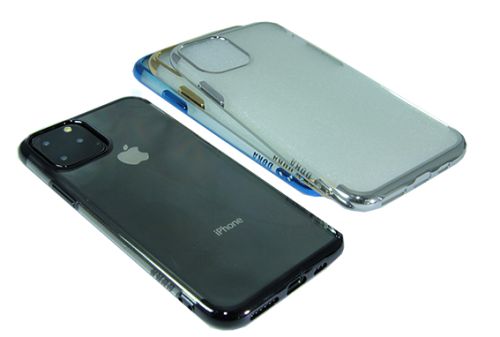 Чехол-накладка для iPhone 11 Pro Max ELECTROPLATED TPU DOKA черный оптом, в розницу Центр Компаньон фото 3