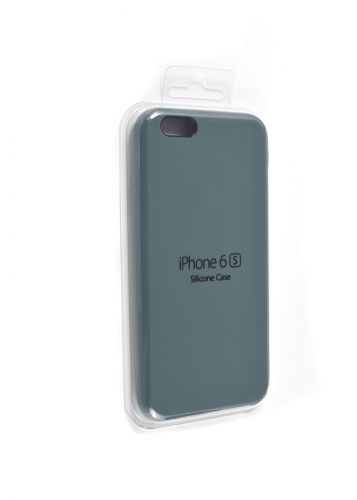 Чехол-накладка для iPhone 6/6S SILICONE CASE хвойно-зеленый (58) - фото