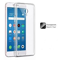 Чехол-накладка для MEIZU M5S FASHION TPU ЭКОНОМ пакет белый - фото