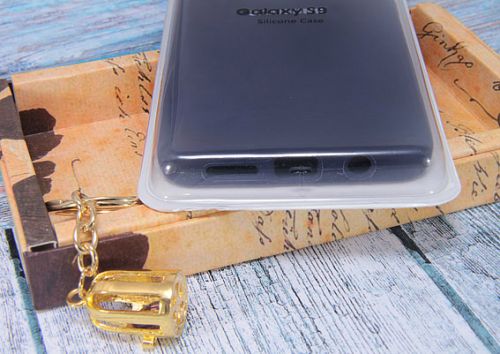 Чехол-накладка для Samsung G960F S9 SILICONE CASE закрытый темно-серый (5) оптом, в розницу Центр Компаньон фото 2