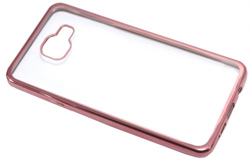 Чехол-накладка для Samsung A710F A7 РАМКА TPU розовое золото  - фото фото 3