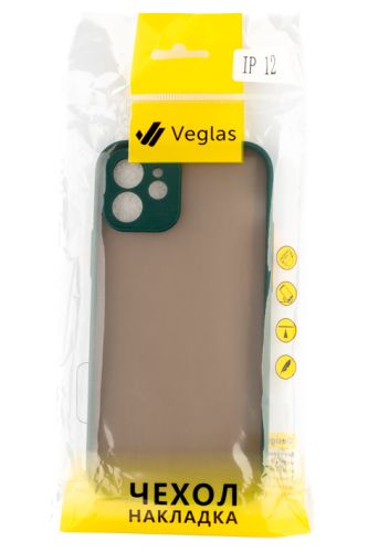 Чехол-накладка для iPhone 12 VEGLAS Fog зеленый оптом, в розницу Центр Компаньон фото 3