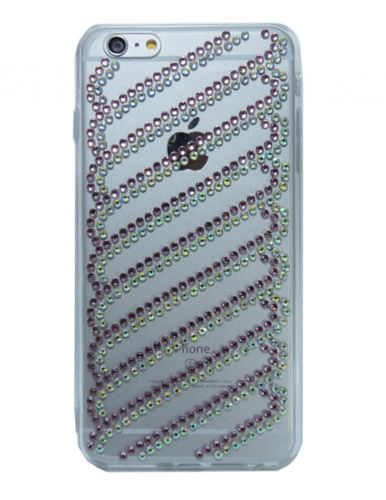 Чехол-накладка для iPhone 6/6S Plus  YOUNICOU стразы LINES PC+TPU Вид 3 - фото фото 2