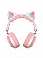 Беспроводные наушники HOCO ESD13 УШКИ головные розовый - фото