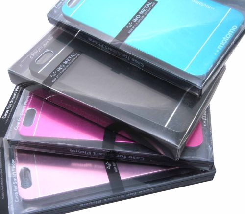 Чехол-накладка для iPhone 6/6S Plus  MOTOMO металл/пластик розовы оптом, в розницу Центр Компаньон фото 2