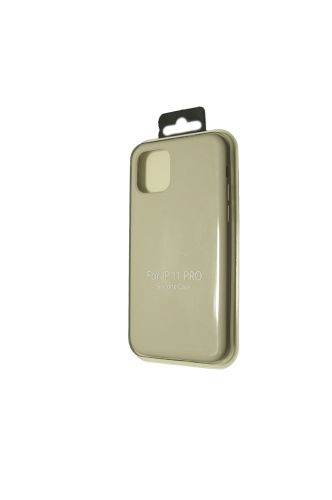 Чехол-накладка для iPhone 11 Pro VEGLAS SILICONE CASE NL закрытый молочно-белый (10) оптом, в розницу Центр Компаньон