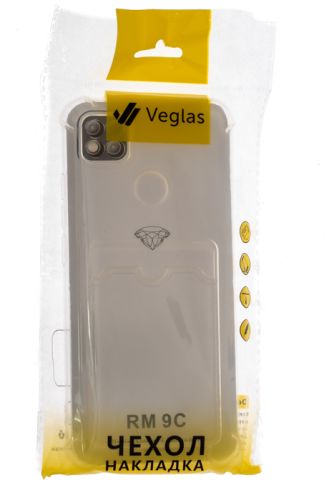 Чехол-накладка для XIAOMI Redmi 9C VEGLAS Air Pocket прозрачный оптом, в розницу Центр Компаньон фото 4