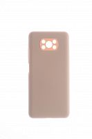 Чехол-накладка для XIAOMI Poco X3 NFC SILICONE CASE OP закрытый светло-розовый (18) - фото