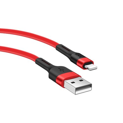 Кабель USB Lightning 8Pin HOCO X34 Surpass 2.4A 1.0м красный оптом, в розницу Центр Компаньон фото 2