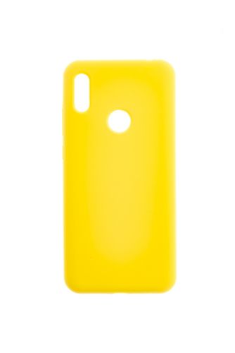 Чехол-накладка для HUAWEI Honor 8A/Y6 2019 SILICONE CASE NL OP закрытый желтый (20) - фото