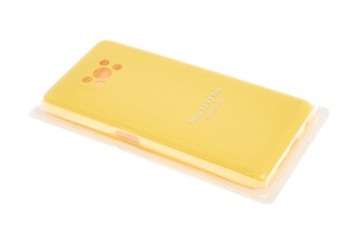 Чехол-накладка для XIAOMI Poco X3 NFC SILICONE CASE закрытый желтый (20) оптом, в розницу Центр Компаньон фото 2