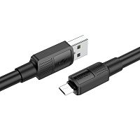 Купить Кабель USB-Micro USB HOCO X84 Solid 2.4A 1.0м черный оптом, в розницу в ОРЦ Компаньон