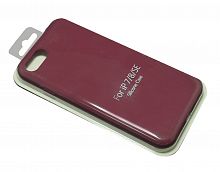 Купить Чехол-накладка для iPhone 7/8/SE VEGLAS SILICONE CASE NL закрытый бордовый (52) оптом, в розницу в ОРЦ Компаньон
