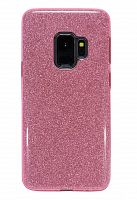 Чехол-накладка для Samsung G960F S9 JZZS Shinny 3в1 TPU розовая - фото