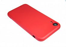 Чехол-накладка для iPhone XR SOFT TOUCH TPU красный  - фото