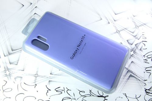 Чехол-накладка для Samsung N975 Note 10+ SILICONE CASE сиреневый (13) - фото