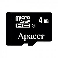 Карта памяти MicroSD 4 Gb Класс 4 Apacer без адаптера - фото