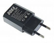 Купить СЗУ USB 1.2A DOKA S-Line U12 черный коробка оптом, в розницу в ОРЦ Компаньон