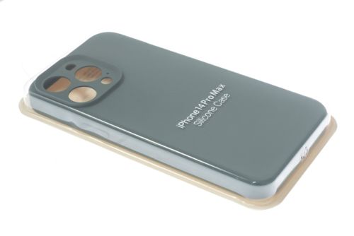 Чехол-накладка для iPhone 14 Pro Max SILICONE CASE Защита камеры хвойно-зеленый (58) оптом, в розницу Центр Компаньон фото 2