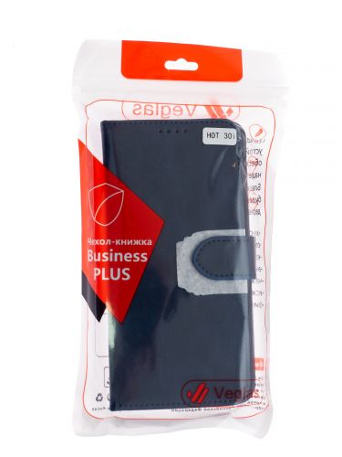 Чехол-книжка для Infinix Hot 30i VEGLAS BUSINESS PLUS синий - оптовая продажа фото 5 Чехол-книжка для Infinix Hot 30i VEGLAS BUSINESS PLUS синий - фото фото 5