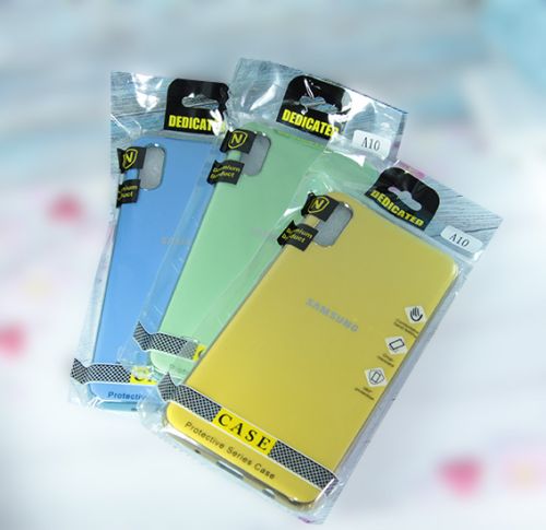 Чехол-накладка для Samsung A105F A10 ELECTROPLATED TPU+PET желтый оптом, в розницу Центр Компаньон фото 2