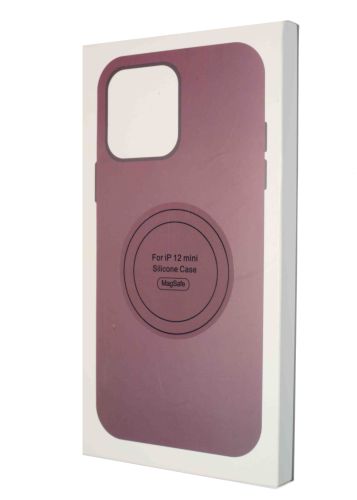 Чехол-накладка для iPhone 12 Mini SILICONE TPU поддержка MagSafe розовый коробка оптом, в розницу Центр Компаньон фото 4