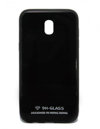 Чехол-накладка для Samsung J530 J5 2017 LOVELY GLASS TPU черный коробка - фото