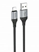 Кабель USB Lightning 8Pin HOCO X102 черный - фото