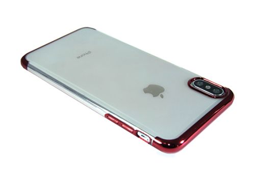 Чехол-накладка для iPhone X/XS ELECTROPLATED TPU DOKA красный оптом, в розницу Центр Компаньон фото 2