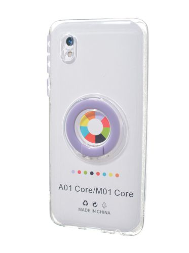 Чехол-накладка для Samsung A013F A01 Core/M01 Core NEW RING TPU сиреневый оптом, в розницу Центр Компаньон фото 2