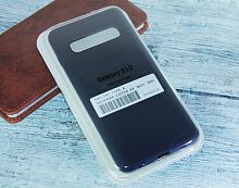 Купить Чехол-накладка для Samsung G973 S10 SILICONE CASE закрытый темно-синий (8) оптом, в розницу в ОРЦ Компаньон