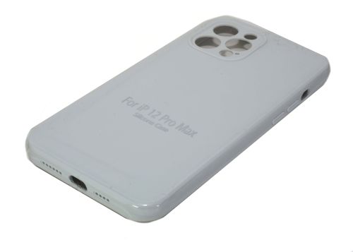 Чехол-накладка для iPhone 12 Pro Max VEGLAS SILICONE CASE NL Защита камеры белый (9) оптом, в розницу Центр Компаньон фото 2
