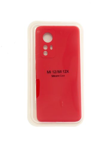 Чехол-накладка для XIAOMI Mi 12/12X VEGLAS SILICONE CASE закрытый красный (1) - оптовая продажа Чехол-накладка для XIAOMI Mi 12/12X VEGLAS SILICONE CASE закрытый красный (1) - фото